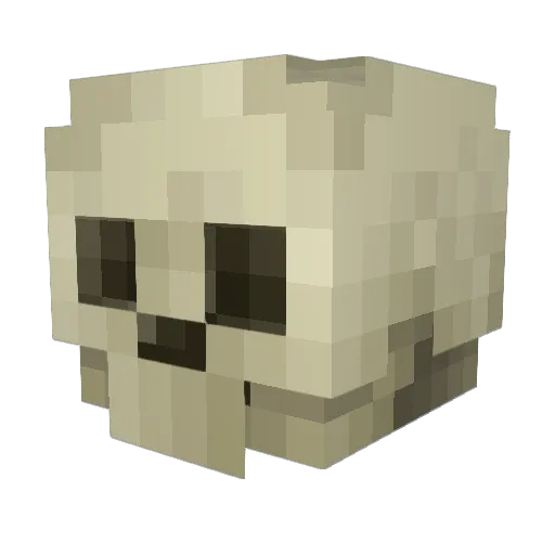 Premier_Golem Minecraft avatar head, 3D render