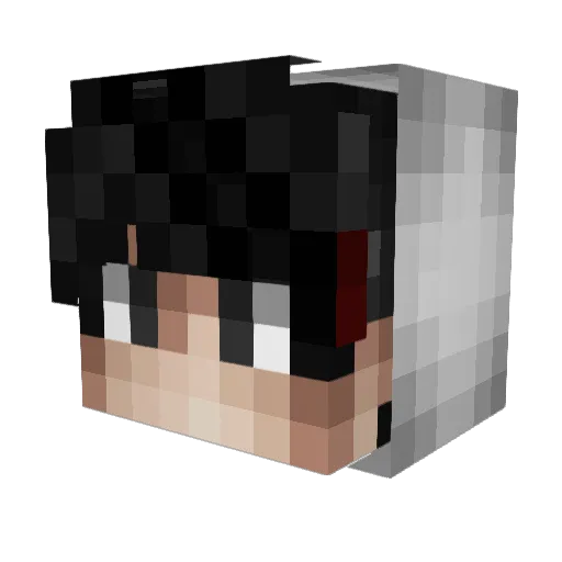 PremiumMois Minecraft avatar head, 3D render