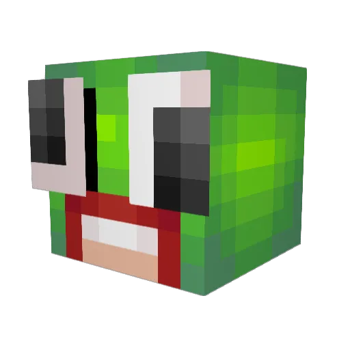 PremiumPackage Minecraft avatar head, 3D render