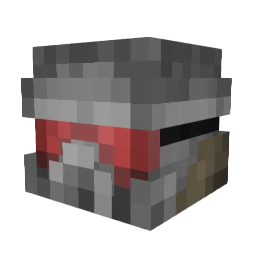 PrepoDoo Minecraft avatar head, 3D render
