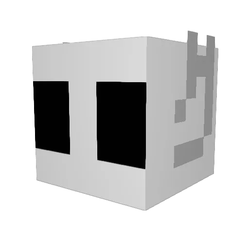 PreppiUser67 Minecraft avatar head, 3D render