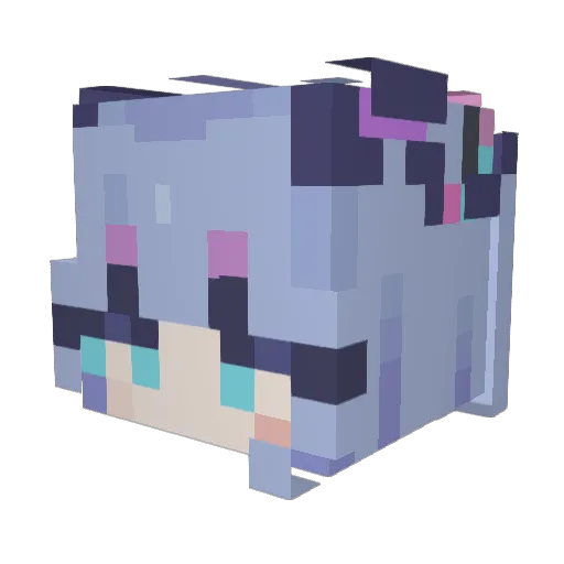 Prepuis029 Minecraft avatar head, 3D render
