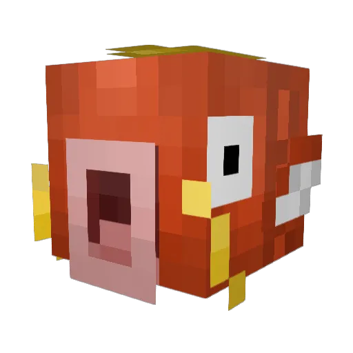 PresBacon Minecraft avatar head, 3D render