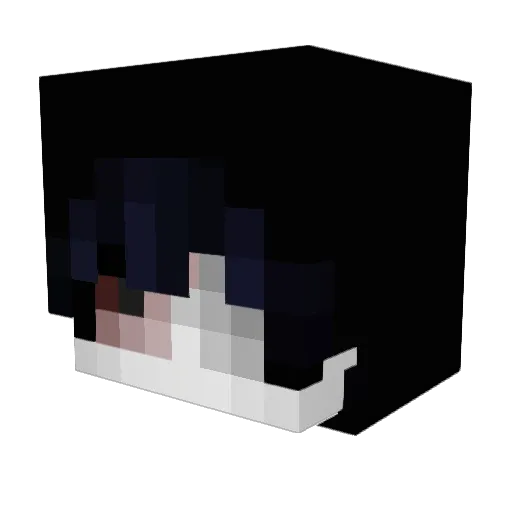 Presao Minecraft avatar head, 3D render