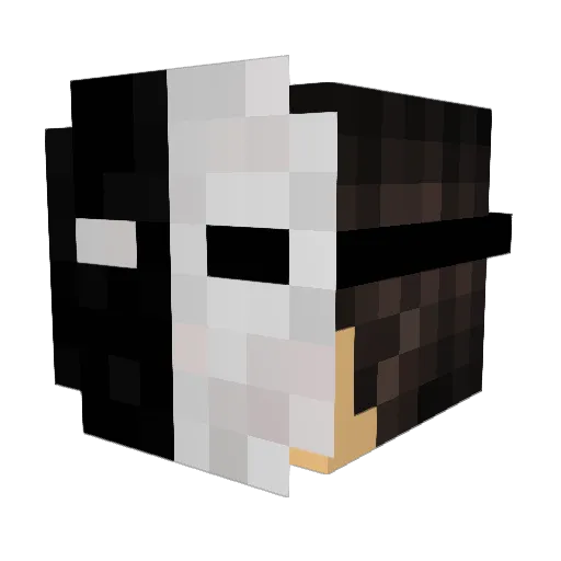 PresidentOfSaS Minecraft avatar head, 3D render