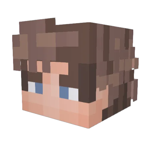 PresidentPalmer Minecraft avatar head, 3D render