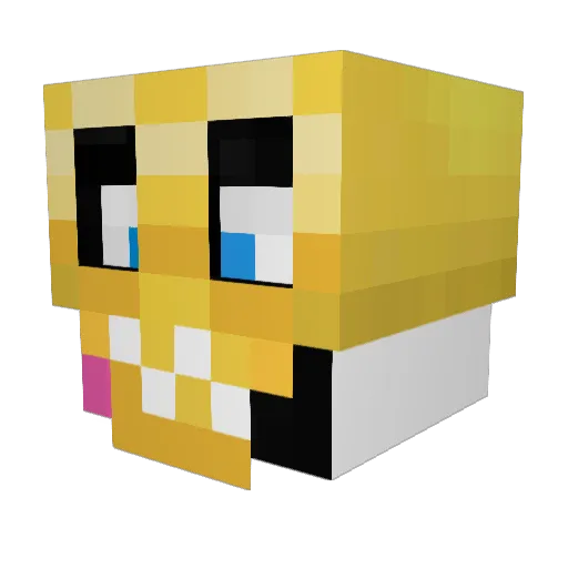 PresiderPain Minecraft avatar head, 3D render