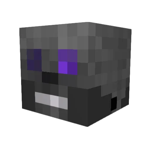 Presinter Minecraft avatar head, 3D render