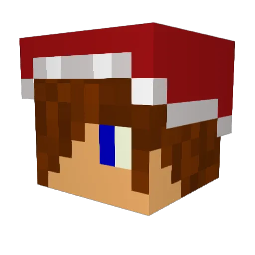 Presipope Minecraft avatar head, 3D render