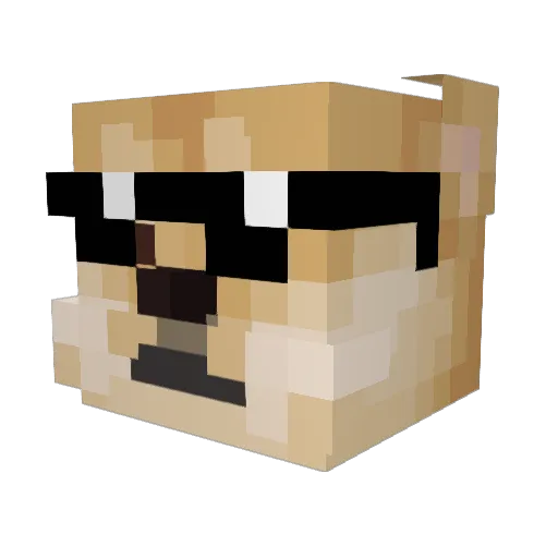 Presley2015 Minecraft avatar head, 3D render