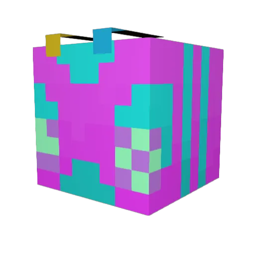 Presnoked Minecraft avatar head, 3D render