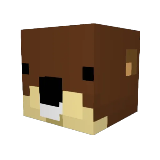 PressStartToPlay Minecraft avatar head, 3D render