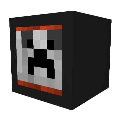 PressTnT Minecraft avatar head, 3D render