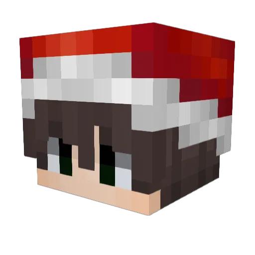 Pressboi242 Minecraft avatar head, 3D render