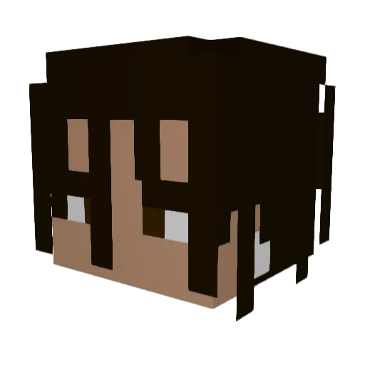 Pressure_9x19 Minecraft avatar head, 3D render