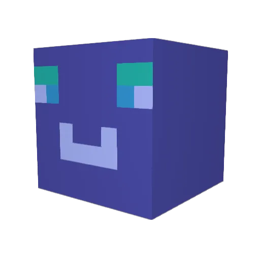 Prestenplaysz Minecraft avatar head, 3D render