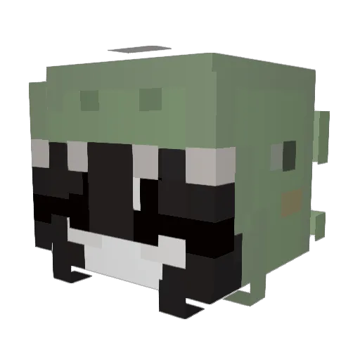 Prestige30Days Minecraft avatar head, 3D render