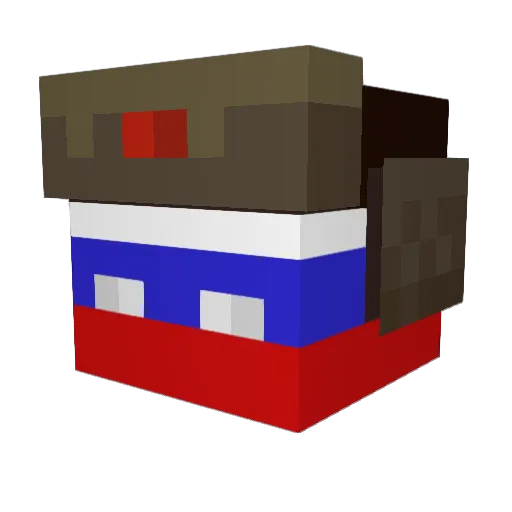 PrestigeUnicorn Minecraft avatar head, 3D render
