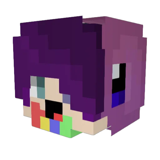 Prestige_Gark Minecraft avatar head, 3D render