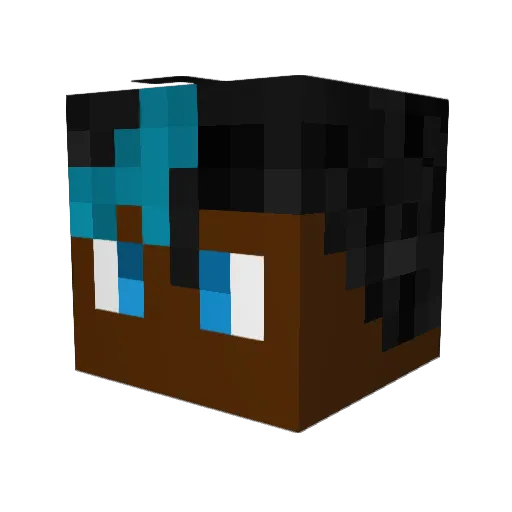 Preston9991 Minecraft avatar head, 3D render