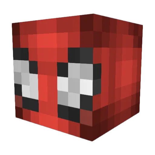 PrestonOBJ Minecraft avatar head, 3D render