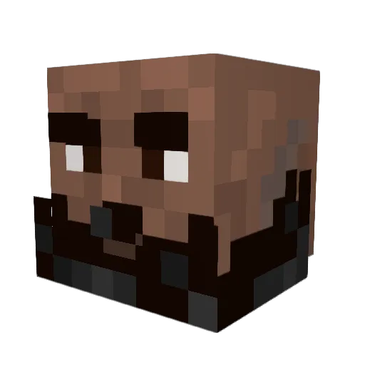 Preston_1121 Minecraft avatar head, 3D render