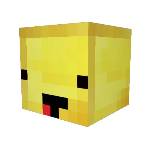 Preston_2005 Minecraft avatar head, 3D render