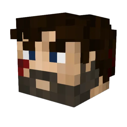 Preston_Garveyy Minecraft avatar head, 3D render