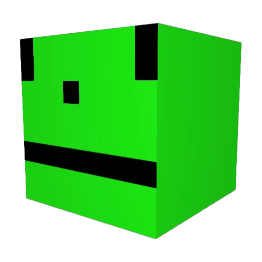 Prestonblu_ Minecraft avatar head, 3D render