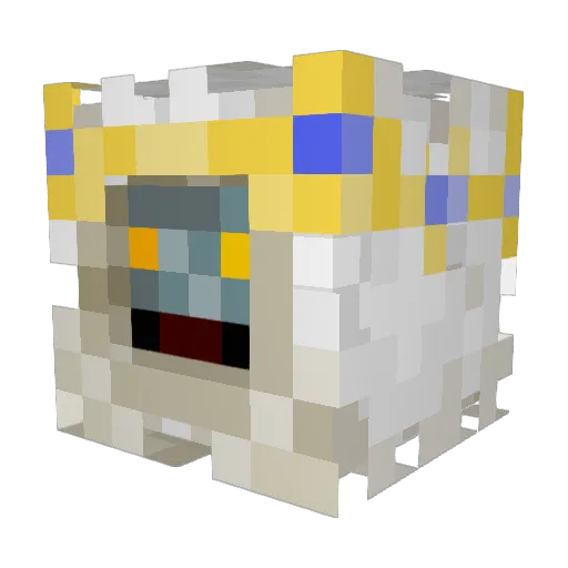 PretendYeti Minecraft avatar head, 3D render