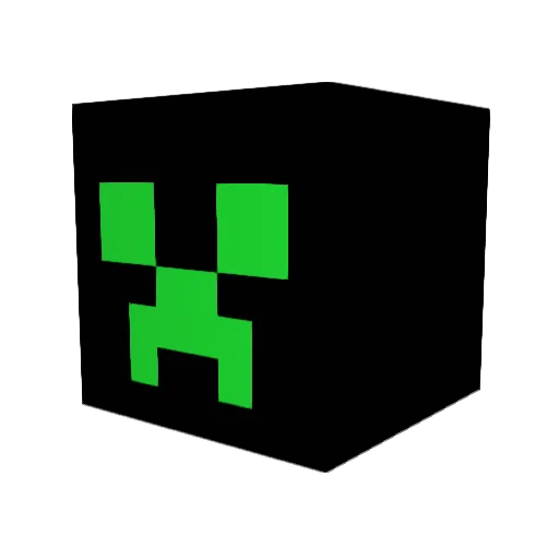 Pretik Minecraft avatar head, 3D render