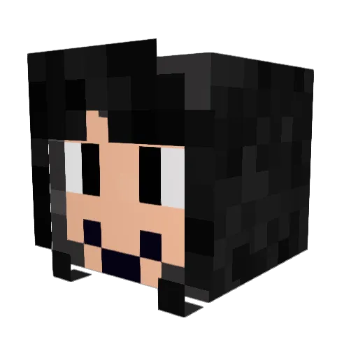 PrettyAmber2001 Minecraft avatar head, 3D render
