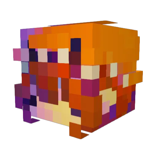 PrettyCoolHuh Minecraft avatar head, 3D render
