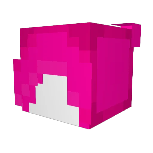 PrettyZer0 Minecraft avatar head, 3D render