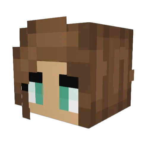 Pretty_EJ Minecraft avatar head, 3D render