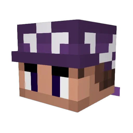 Pretty_Trash_69 Minecraft avatar head, 3D render