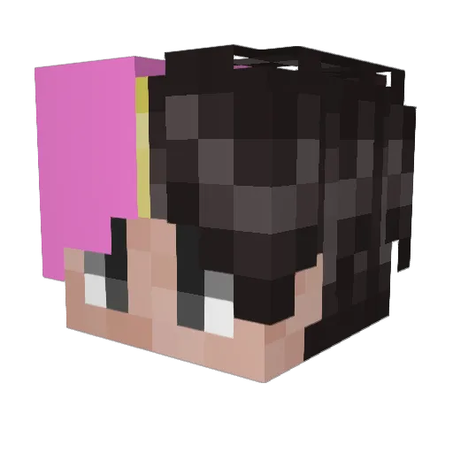 PretzelBoyPres Minecraft avatar head, 3D render