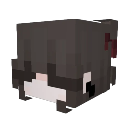 Preves Minecraft avatar head, 3D render