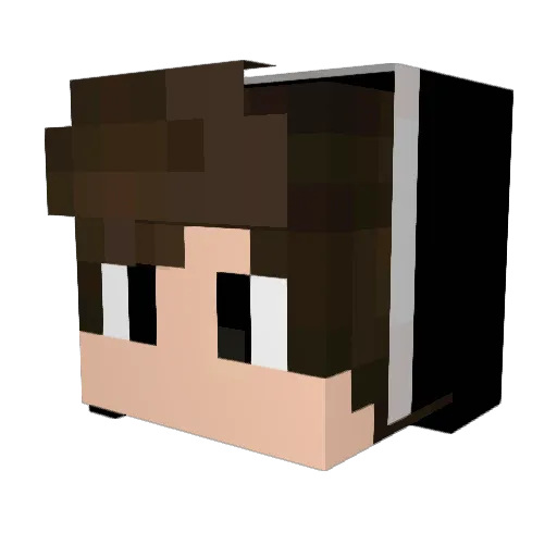 PreviousYun Minecraft avatar head, 3D render