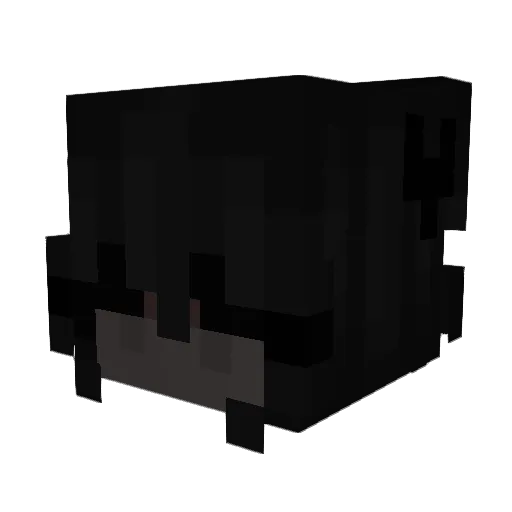 Previsivel Minecraft avatar head, 3D render