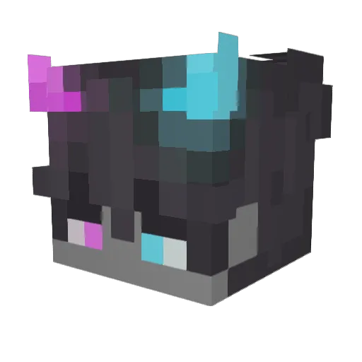Previxity Minecraft avatar head, 3D render