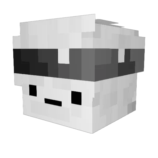 Preycore Minecraft avatar head, 3D render