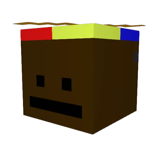 Preynifty Minecraft avatar head, 3D render