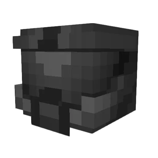 Prezer120 Minecraft avatar head, 3D render