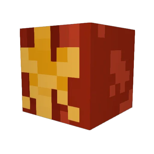 Prezie Minecraft avatar head, 3D render