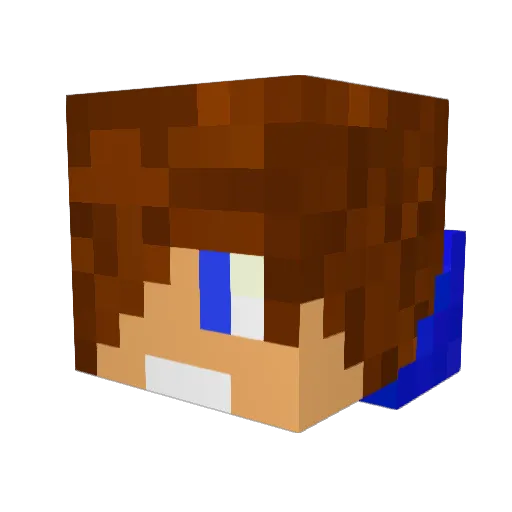 Preziu97 Minecraft avatar head, 3D render