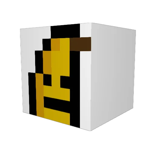 Preztoc Minecraft avatar head, 3D render