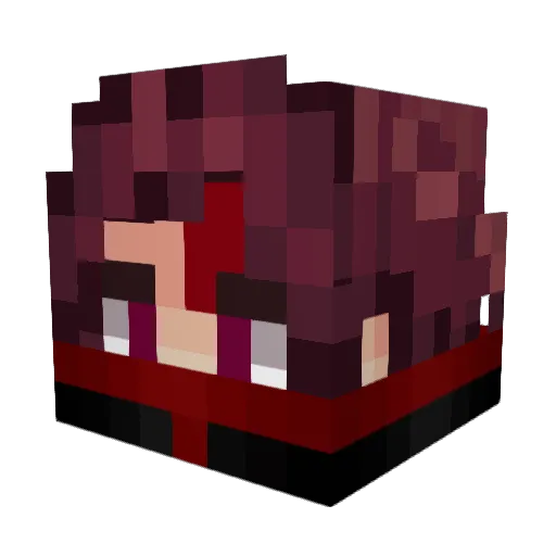 PriceysAlt_A Minecraft avatar head, 3D render
