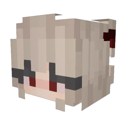 PricklyPanda4205 Minecraft avatar head, 3D render