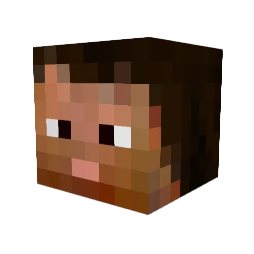 PridefulGames Minecraft avatar head, 3D render